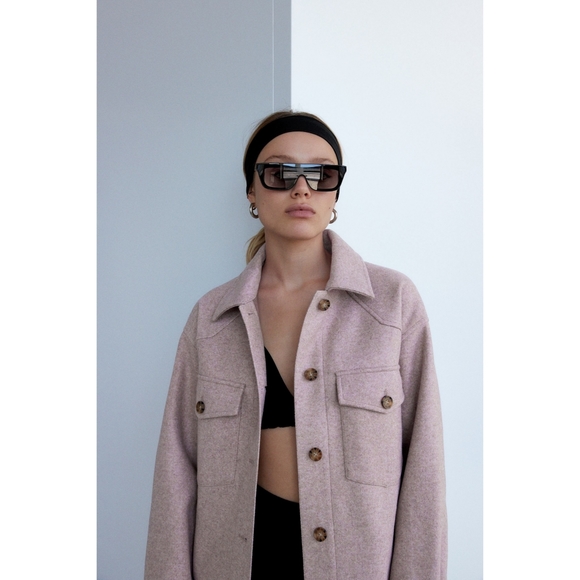 Zara belted shirt jacket - Picture 7 of 17